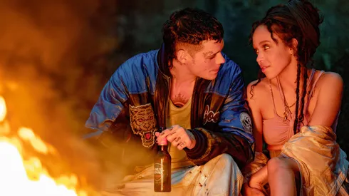 Bill Skarsgård and FKA twigs in The Crow.