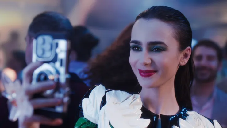 Lily Collins as Emily in 'Emily in Paris' Season 4