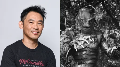 James Wan poses in the IMDboat Exclusive Portrait Studio at San Diego Comic-Con 2024 - Ben Chapman in "Creature from the Black Lagoon"
