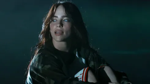 Billie Eilish performs onstage during "Hit Me Hard And Soft" Album Release Listening Party at Barclays Center on May 15, 2024.