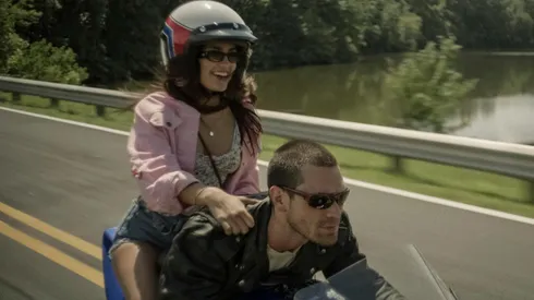 Maia Reficco and K.J. Apa in One Fast Move.