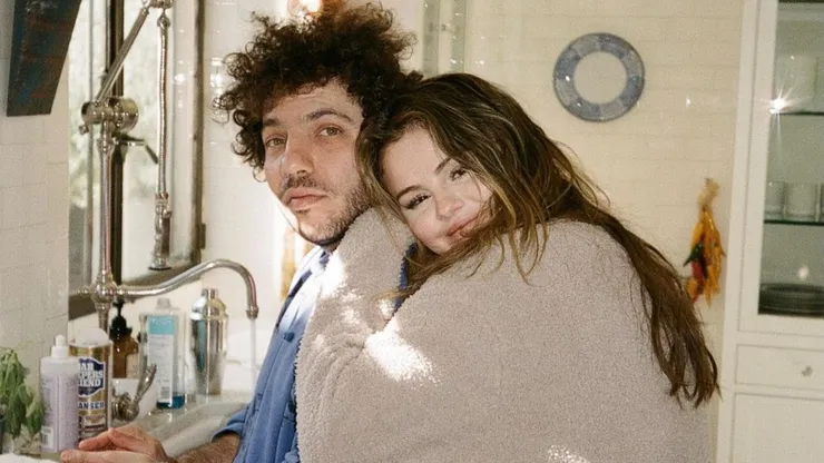 Selena Gomez and Benny Blanco in 2024.