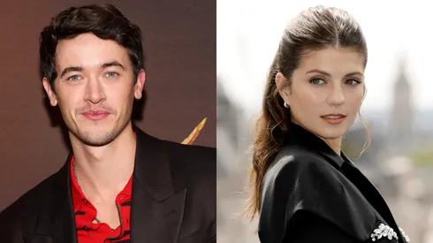 Tom Blyth attends "The Hunger Games: The Ballad of Songbirds & Snakes" — Emily Bader attends the My Lady Jane Photocall.