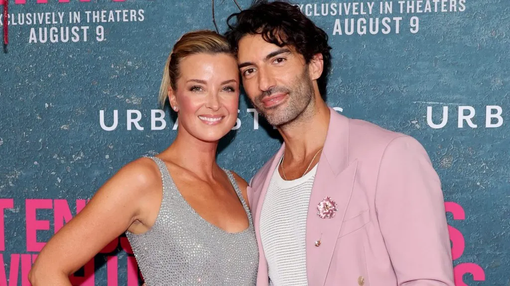 Emily Baldoni and Justin Baldoni attend the “It Ends With Us” New York Premiere. (Source: Cindy Ord/Getty Images)