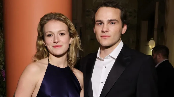 Isabela Ferrer and Alex Neustaedter attend the New York screening of "American Rust: Broken Justice" in 2024.