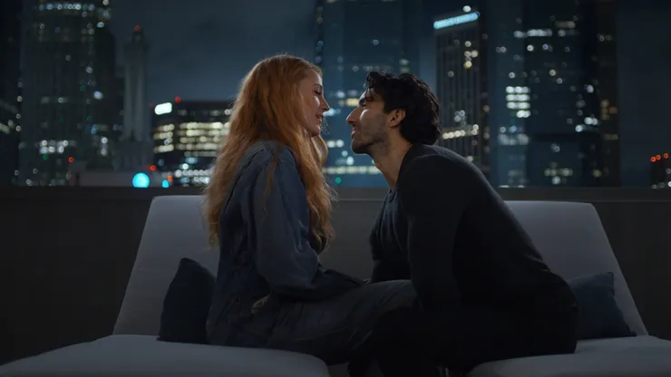 Blake Lively and Justin Baldoni in It Ends with Us.