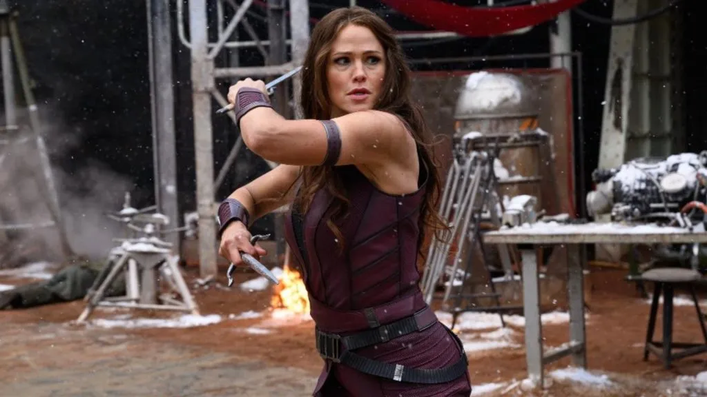 Jennifer Garner as Elektra in Deadpool &amp; Wolverine. (Source: @FilmUpdates)