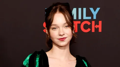 Emma Myers attends the premiere of Netflix's "Family Switch" at AMC The Grove 14 on November 29, 2023 in Los Angeles, California.