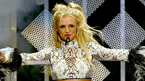 Britney Spears performs onstage during 102.7 KIIS FM's Jingle Ball 2016 presented by Capital One at Staples Center on December 2, 2016 in Los Angeles, California.