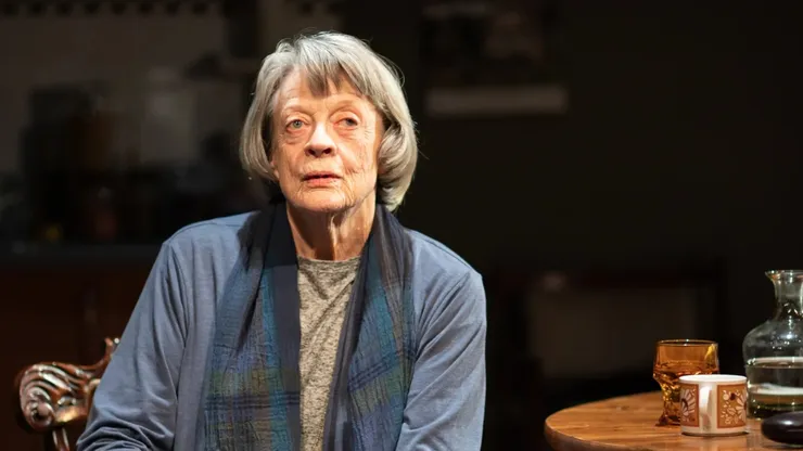 Dame Maggie Smith in "A German Life".