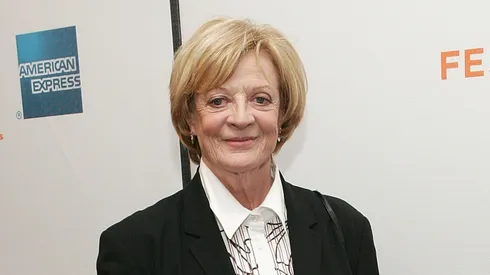 Dame Maggie Smith arrives at the screening of "Ladies In Lavender" at the Tribeca Film Festival April 23, 2005 in New York City.