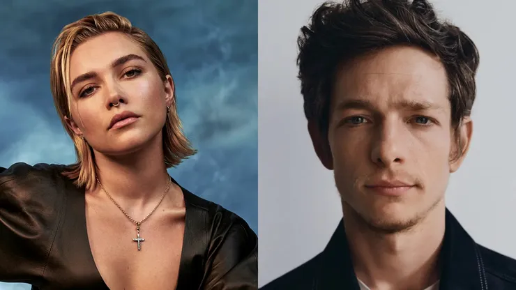 Florence Pugh and Mike Faist.