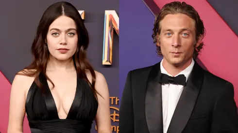 Molly Gordon and Jeremy Allen White at the 76th Primetime Emmy Awards in 2024.