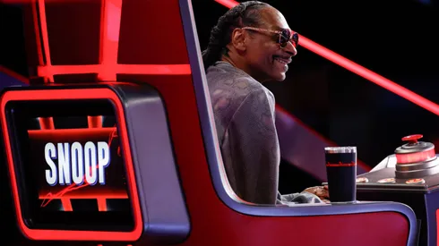 Snoop Dogg as a coach on season 26 of The Voice.