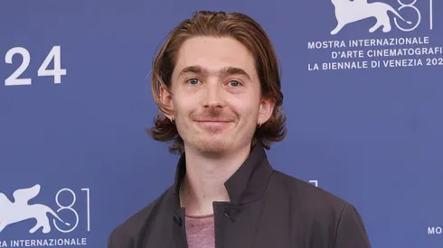 Austin Abrams attends the "Wolfs" photocall during the 81st Venice International Film Festival at Palazzo del Casino on September 01, 2024 in Venice, Italy.