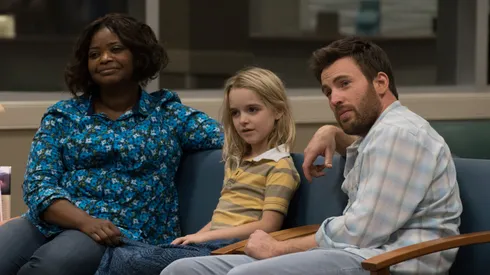 Octavia Spencer, Mckenna Gracea and Chris Evans in "Gifted".
