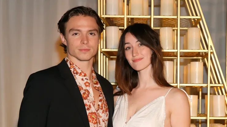 Nicholas Chavez and Victoria Abbott attend Netflix's Primetime Emmy afterparty at Hilex on September 15, 2024 in Los Angeles, California