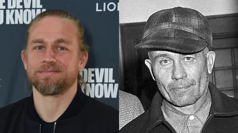 Charlie Hunnam and Ed Gein.