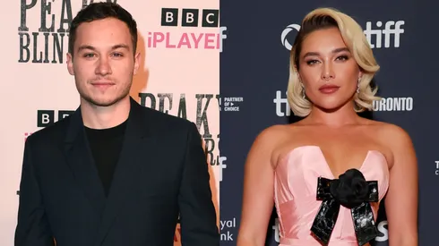 Finn Cole attends the "Peaky Blinders" Series 6 World premiere — Florence Pugh attends the premiere of "We Live in Time" during the 2024 Toronto International Film Festival.