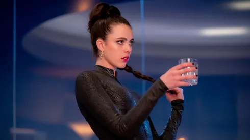 Margaret Qualley in The Substance.