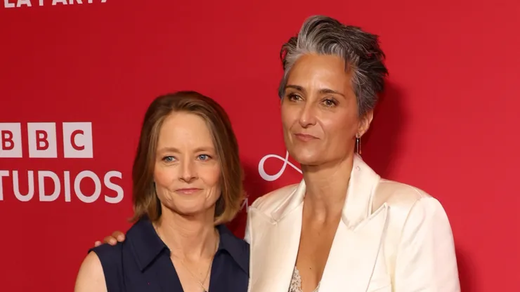Jodie Foster and Alexandra Hedison attend the 2024 BAFTA TV Tea Party at The Maybourne Beverly Hills on September 14, 2024 in Beverly Hills, California.
