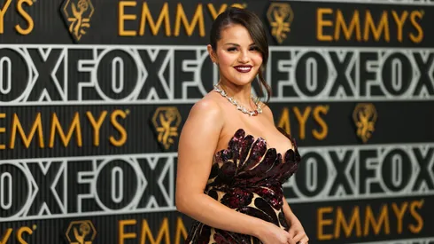 Selena Gomez attends the 75th Primetime Emmy Awards at Peacock Theater on January 15, 2024.