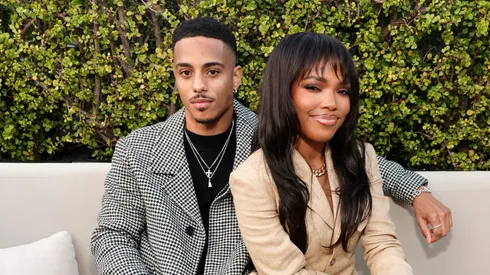Keith Powers and Ryan Destiny attend "ELLE Hollywood Rising" 2024 Presented By Polo Ralph Lauren on June 06, 2024 in Beverly Hills, California.