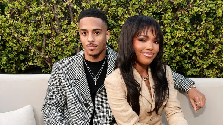 Keith Powers and Ryan Destiny attend "ELLE Hollywood Rising" 2024 Presented By Polo Ralph Lauren on June 06, 2024 in Beverly Hills, California.