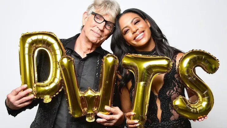 Eric Roberts and Britt Stewart in Dancing with the Stars, Season 33.