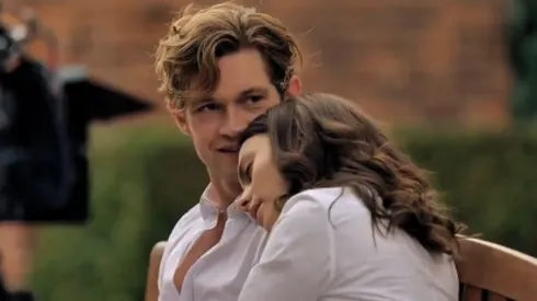 Harriet Herbig-matten and Damian Hardung in Maxton Hall, Season 2.