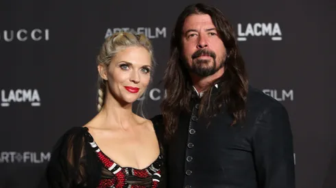 Jordyn Blum and Dave Grohl attend the 2018 LACMA Art + Film Gala at LACMA on November 03, 2018.