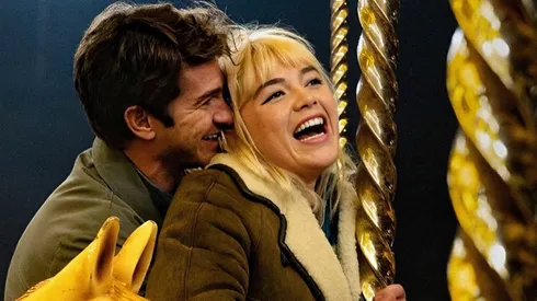 Andrew Garfield and Florence Pugh in We Live in Time.