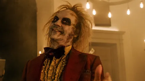 Michael Keaton in "Beetlejuice Beetlejuice".