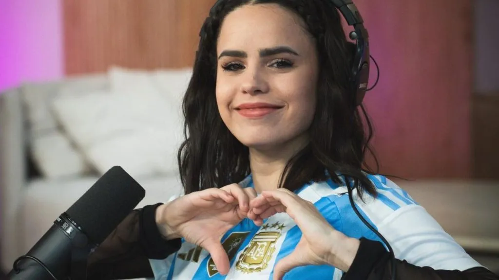 Sofia Morandi in a program on OLGA radio in Argentina. (Source: @sofimorandi)