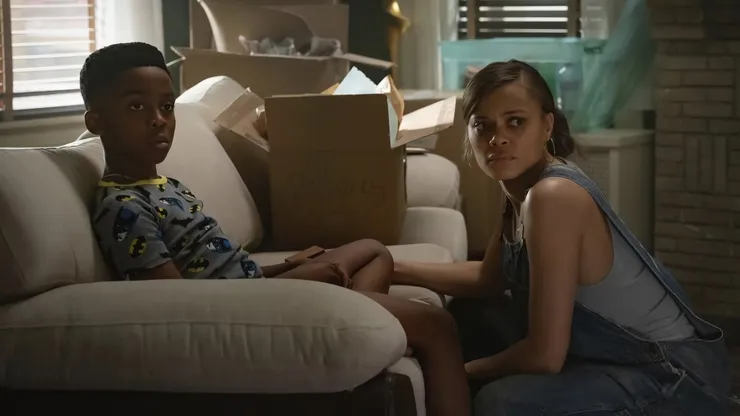 Anthony B. Jenkins and Andra Day in "The Deliverance".