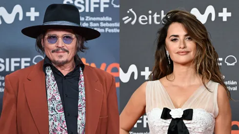Johnny Depp and Penélope Cruz.