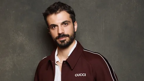 Gianmarco Saurino poses for the photographer during the 19th Rome Film Festival at Auditorium Parco Della Musica on October 24, 2024 in Rome, Italy.