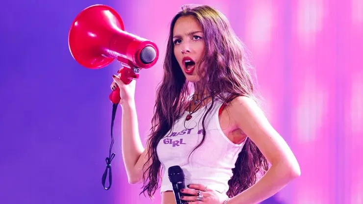 Olivia Rodrigo at the GUTS World Tour in 2024.