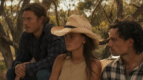 Kylah Day, Sam Delich and Sam Corlett in Territory.