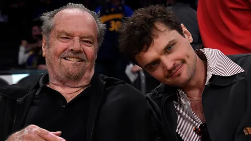 Jack Nicholson and Ray Nicholson attend the the Western Conference Semifinal Playoff game between the Los Angeles Lakers and Golden State Warriors at Crypto.com Arena on May 12, 2023 in Los Angeles, California