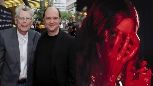 Stephen King, Mike Flanagan and Sissy Spacek.