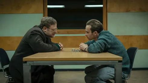 Olaf Lubaszenko and Jedrzej Hycnar in The Assault,