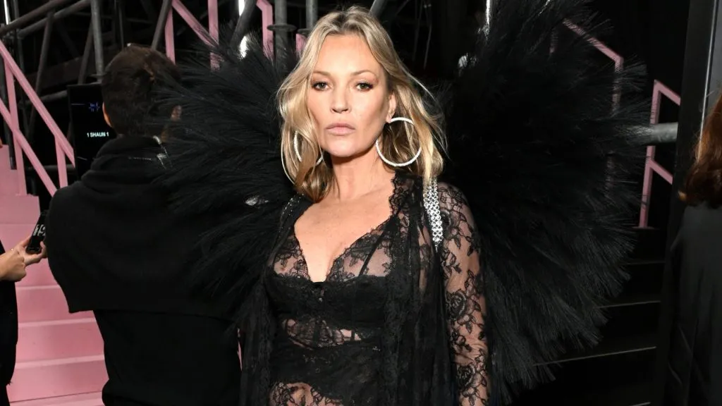 Kate Moss attends the Victoria’s Secret Fashion Show 2024. (Source: Slaven Vlasic/Getty Images for Victoria’s Secret)