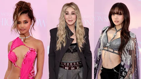 Tyla, Cher and Lisa attends the Victoria's Secret Fashion Show 2024.