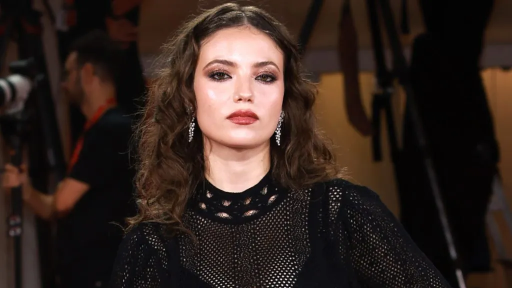 Gabriela Andrada attends the “Stranger Eyes” red carpet during the 81st Venice International Film Festival at Palazzo del Cinema on September 05, 2024. (Source: Matt Winkelmeyer/Getty Images)