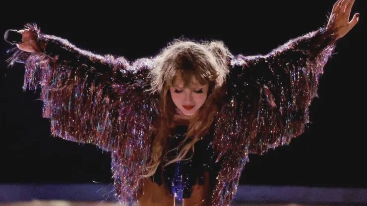 Taylor Swift in Taylor Swift: The Eras Tour Concert Film.