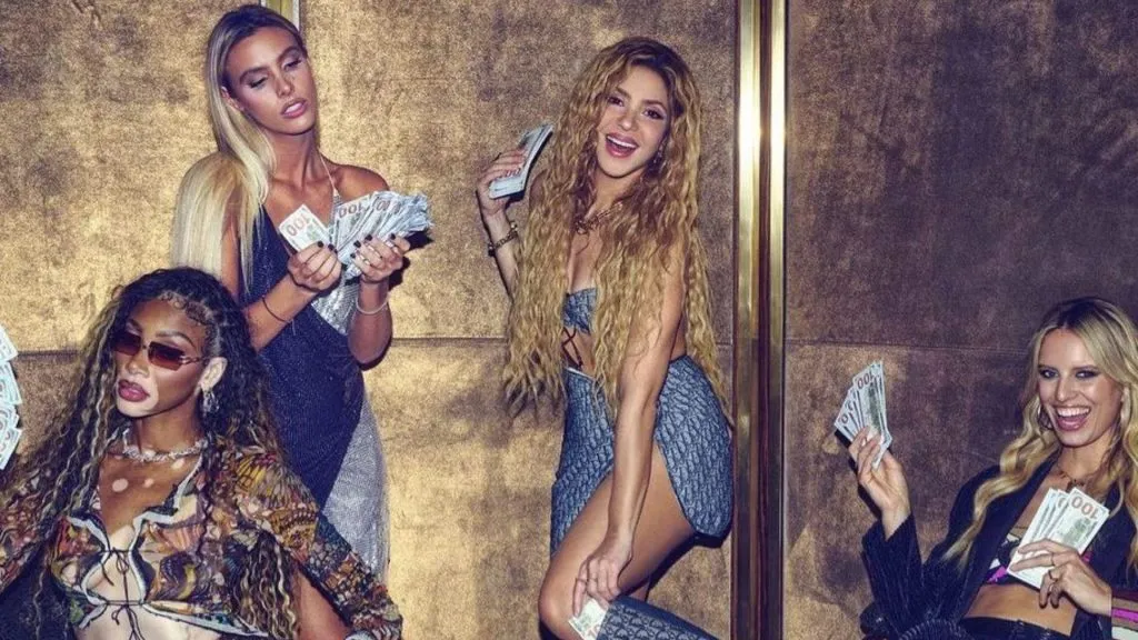 Winnie Harlow, Lele Pons, Shakira and Karolina Kurkova