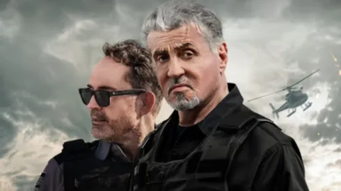 Sylvester Stallone and Jason Patric in Armor.