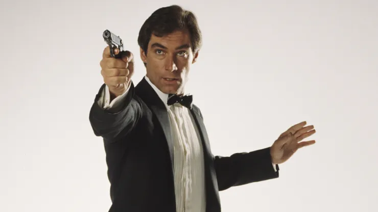 Timothy Dalton in "The Living Daylights".
