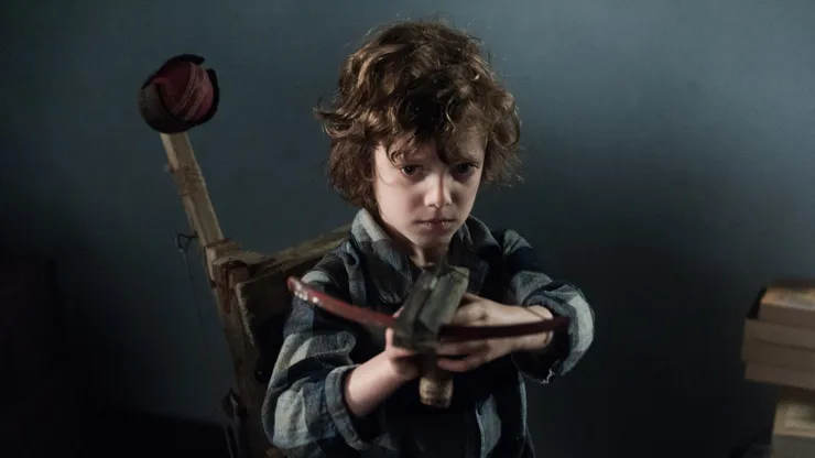 Noah Wiseman in "The Babadook".